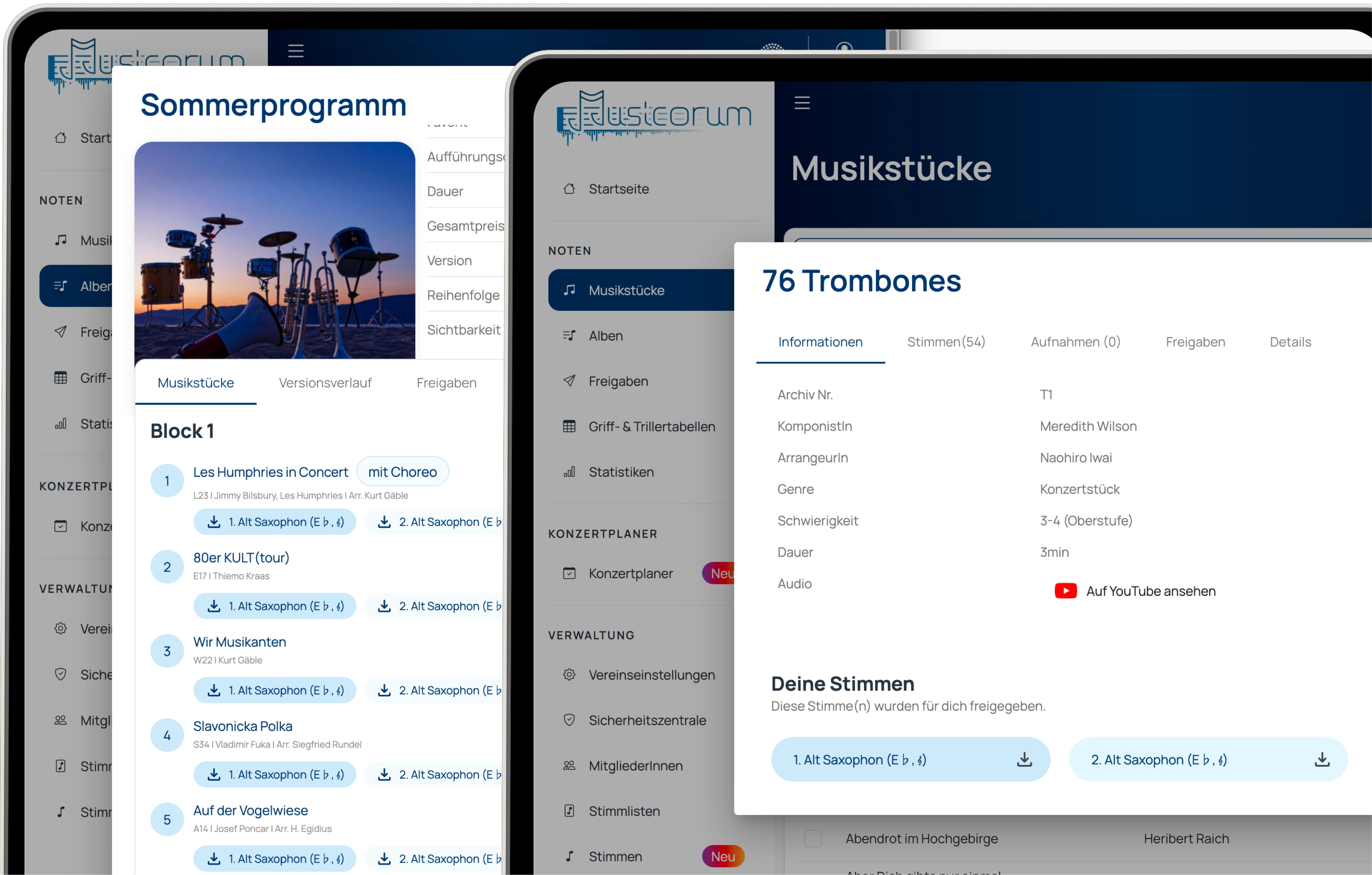 Stimmen für Musiker freigeben
